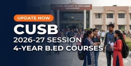 CUSB to Launch 4 Year Integrated BEd Courses from 2026 27 Session